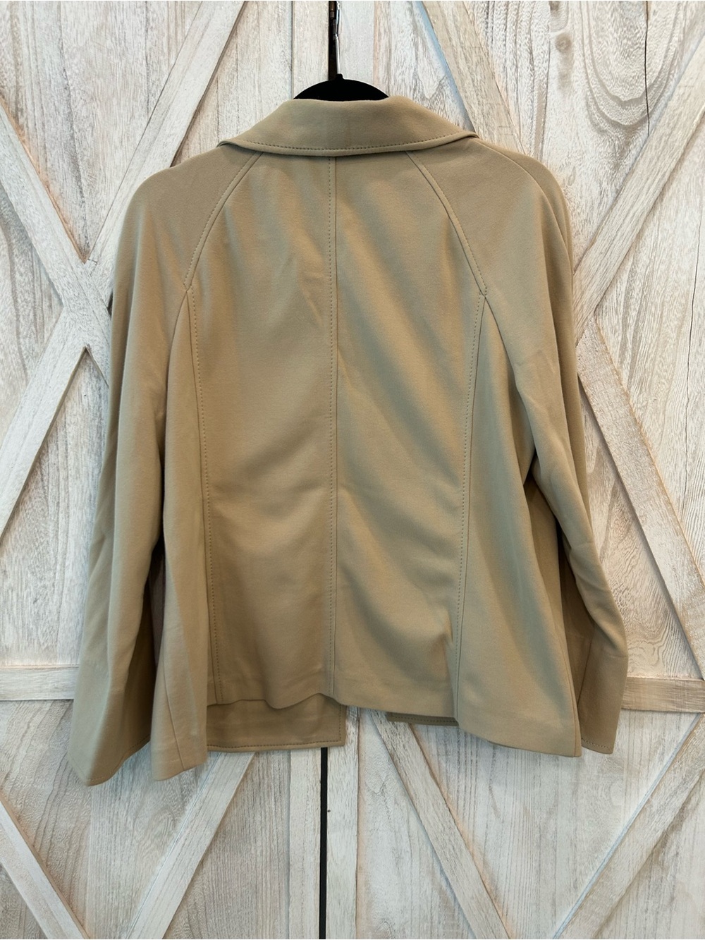Talbots Women's Camel Color Open-Front Jacket - Picture 2 of 7